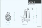 Dreno ALPHA V EVO 22M Tauchpumpe mit Vortex-Laufrad