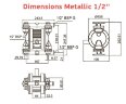 Насос пневматичний мембранний AlphaDynamic RUBY 115S-P-TST-T