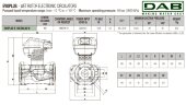 Pompa obiegowa DAB EVOPLUS 120/360 80 1x220-240 Y25 ze sterowaniem elektronicznym, 60220918
