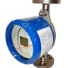 DN15 Stainless steel flow meter rotameter KLZZ-DN15/PN40 (alcohol 95%, water 5%), 50...500 l/h, 4-20mA, Ex