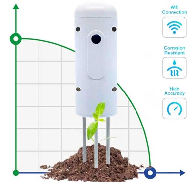Датчик влажности и температуры почвы с Wi-Fi