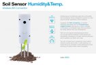 Sensor de humedad y temperatura del suelo con Wi-Fi