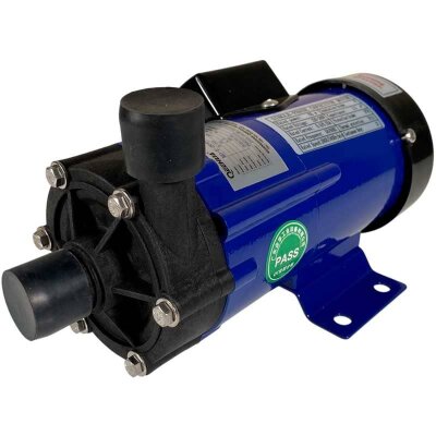 Pompe magnétique résistante aux acides MD-E-204-SSV-5V22AYS, CFRETFE, 37L/min, 4.5m, 220V