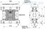 Druckluft-Membranpumpe BOXER 81 PP IB81-P-HTTPT--