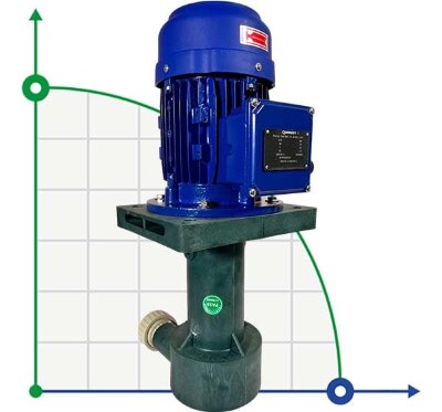 QP-25SK-1/25EF, GFRPP-0,37kW, 150L/min, pompe centrifuge de galvanoplastie 8m