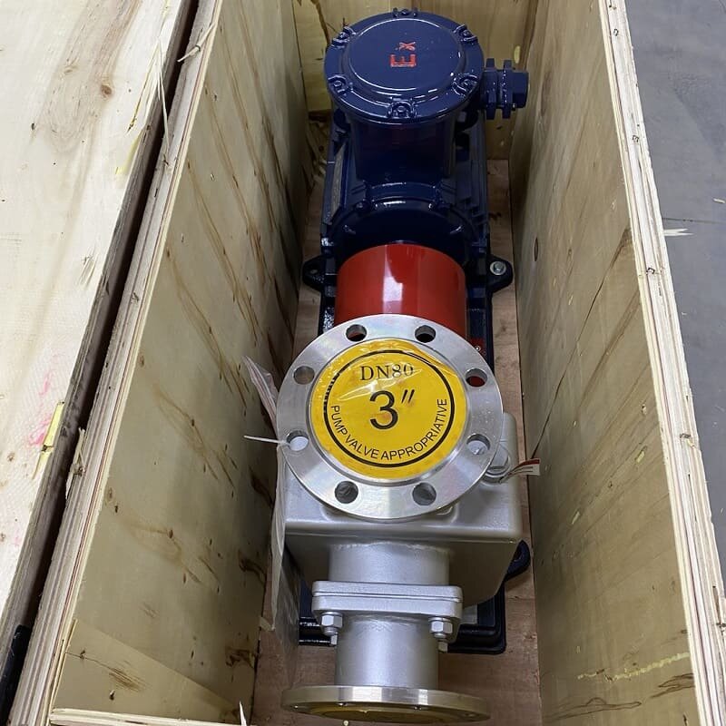 Bomba autocebante de acero inoxidable BZWH80-65-25/2, 7,5 kW, 2900, todo AISI 304, Ex