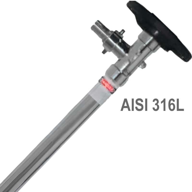SS316L+1200mm насосная часть (труба) для бочкового насоса