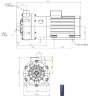 Horizontale Kreiselpumpe MB 140, PP, VITON, B