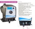 Pompe doseuse PDE HC200+ MULTIFONCTION M70 240V PVDF-CE-DT + SP. SCHUKO, 1,8-14 l/h, 20-1 bar
