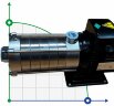 Horizontal high-pressure pump for hot water DW(S)5-60/110D, AISI304, 220V/50Hz