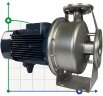 BZ 50-125/4 centrifugal monoblock pump (AISI)
