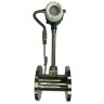 DN80 Débitmètre à tourbillon en acier inoxydable KLUGB PN16 RF Bride DIN, pour vapeur 0.325-5 t/h <1.6 MPa, <250°C, 4-20mA, ExdIIBT66