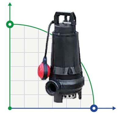 Drainage submersible pump Dreno at 40/2/110 C.219 with two-channel impeller