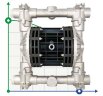 The pneumatic diaphragm pumps BOXER 251 Alu IB251-AL-HTTLT--