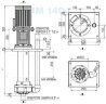 Vertical centrifugal pump IM 140 PVDF
