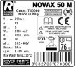 Pompe NOVAX 50M pour bière, purée, moût, lait