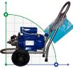 Pompe pour yaourt, chocolat, beurre AlphaDynamic AD30.1/01/TR 1,5kW, 220V sur chariot