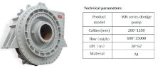 Schlammpumpe für Bagger WN, 200-1200 mm, 600-25000 m3/h, 20-67 m