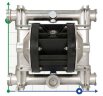 Pompe pneumatique à membrane BOXER 81 AISI 316 IB81-A-HTAAT--