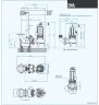 Погружний насос Dreno DNA-EX 65-2/220 T з вихровим робочим колесом