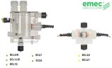 Otwarte komory amperometryczne do pomiaru wolnego chloru EMEC ECL 0-10 mg/l [ppm] Cl2, 0,4-5 bar
