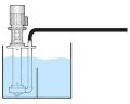 Vertical centrifugal pump IM 140 PP 1000 mm