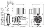 PDM-D CA 123/6 400/3/50 0,18 Membrandosierpumpe