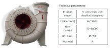 Entschwefelungspumpe TL, 65-1000 mm, 50-18000 m3/h, 15-50 m