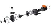 Pompe à entraînement magnétique MP-HX-251 CFRETFE, 180L/min, 22M, 380V-TOSHIBA