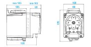 Peristaltic pump B-H 100-1 230V Norpr