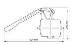 Manual pump ROVATTI to evacuate air from the pump suction line PTO PRIMING PUMP -PAM