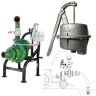 Manual pump ROVATTI to evacuate air from the pump suction line PTO PRIMING PUMP -PAM