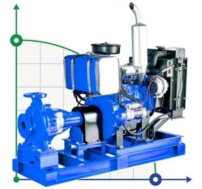 Station diesel pour alimentation en eau de secours BSD 50-250/300