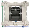 Pneumatic diaphragm pump BOXER 81 PP IB81-P-MTAAD--
