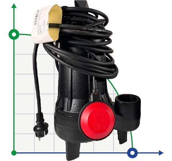 Submersible pump Dreno ALPHA V22 M/G with Vortex impeller