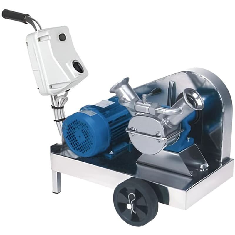 Impeller pump for paint, glue LIVERANI GR MINOR 40 +BY-PASS NR TF 1.8-1.0 kW, 470-235 rpm, 380V belt-driven with trolley with a CE control panel