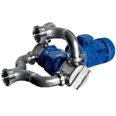 Impeller pump for wax transfer LIVERANI RID MAXI Double 2Q NR TF 5.5-3.0 kW, 470-235 rpm, 380V with gearmotor