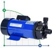 Chemiepumpe MD-E-255-SSV-5V38AYS, CFRETFE, 53L/min, 6,2m, 380V