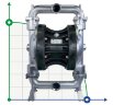 Пневматический мембранный насос BOXER 502 AISI 316 IB502-A-HTTAT--