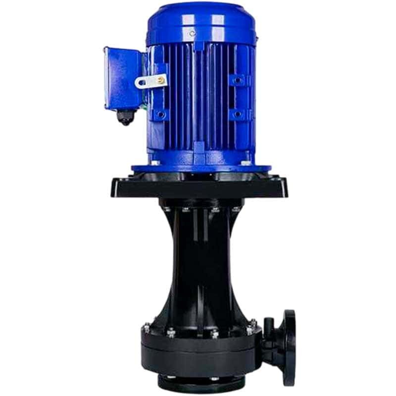 Vertical plastic chemical pump QHD-65SK-55EGV38KABS-3801, GFRPP, 853L/min, 24m, 4kW, 380V
