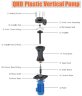 Vertical plastic chemical pump QHD-65SK-55EGV38KABS-3801, GFRPP, 853L/min, 24m, 4kW, 380V