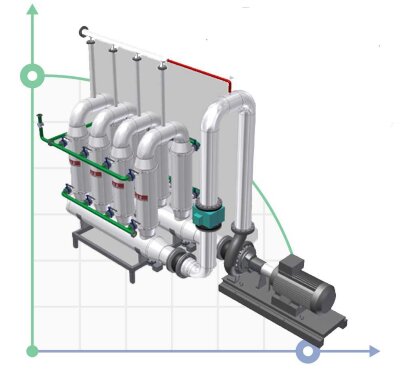 Микрофильтрационная установка на керамических мембранах BTS-CMS-MF
