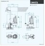 Bomba sumergible Dreno COMPATTA EVO 22, T con rodete vortex