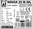 Bomba de aceite vegetal NOVAX 25 Oil