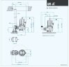 Drainage submersible pump Dreno AT-EX 50/2/110 C.226 with two-channel impeller