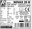 Pompe NOVAX 20B 2850rpm pour liquides chauds jusqu'à 95°C