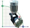 Насос-дозатор для очищеня стічних вод AQUA MSB, AISI 316L, 40 л/год, 8 бар, 0,18 кВт, 380В мембранний моторний