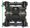 Pneumatic diaphragm pump BOXER 50 PVDF IB50-FC-MTTPT--