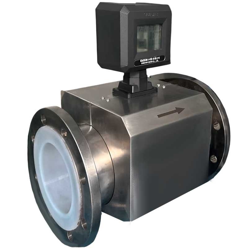 DN200 Débitmètre à ultrasons PN16 (gaz), 48~3000 m3/h, AISI 304, 4-20mA, RS485, ExdⅡ BT6Gb, raccordement à brides