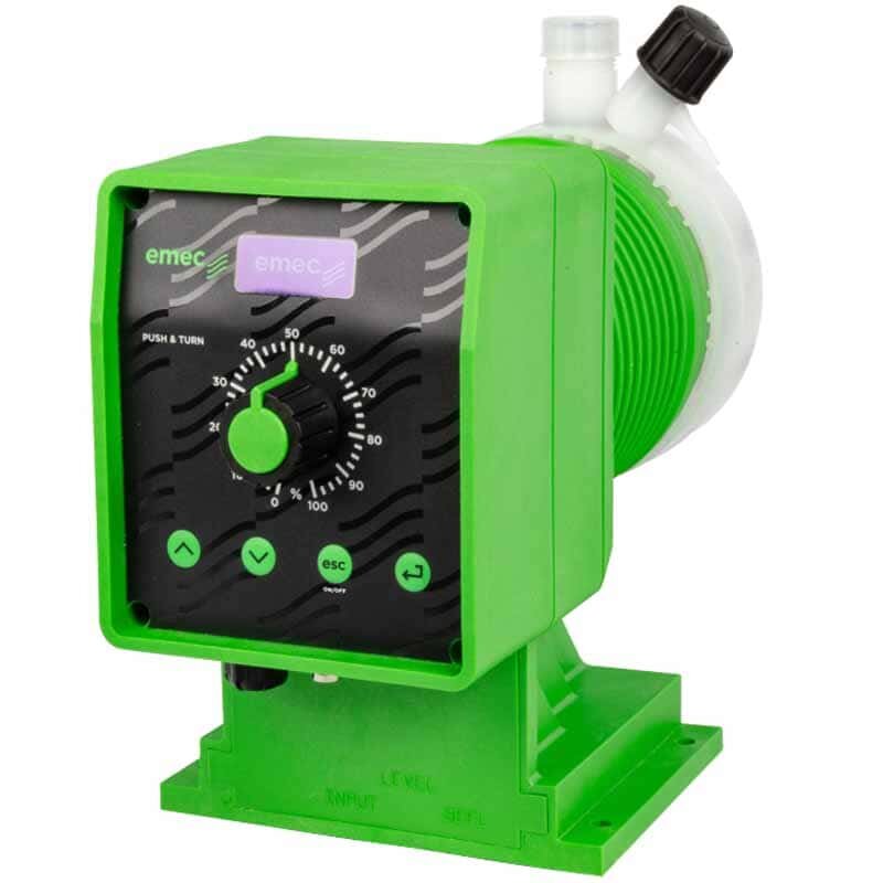 Pompa dozująca elektromagnetyczna EMEC AMS RH LPV do cieczy o niskiej lepkości 5-60 l/h, 25-2 bar